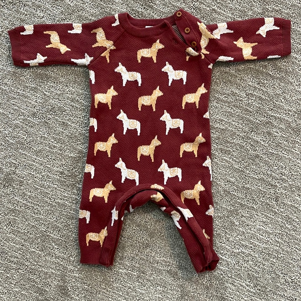 Nordstrom Jacquard Burros cotton romper